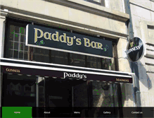 Tablet Screenshot of paddysbar-hamburg.com